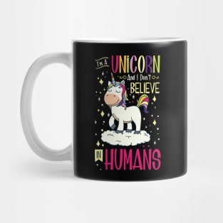 I'm a Unicorn T-Shirt Rainbow Horse Gift Pony Mug